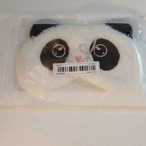 NWT Panda Sleep Mask Night Mask Eye Mask Animal Blindfold NEW NIP Black White